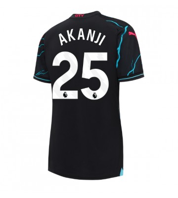 Manchester City Manuel Akanji #25 Tredje trøje Dame 2023-24 Kort ærmer